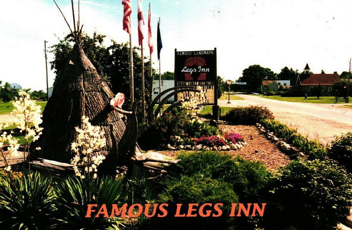 Legs Inn - Vintage Postcard